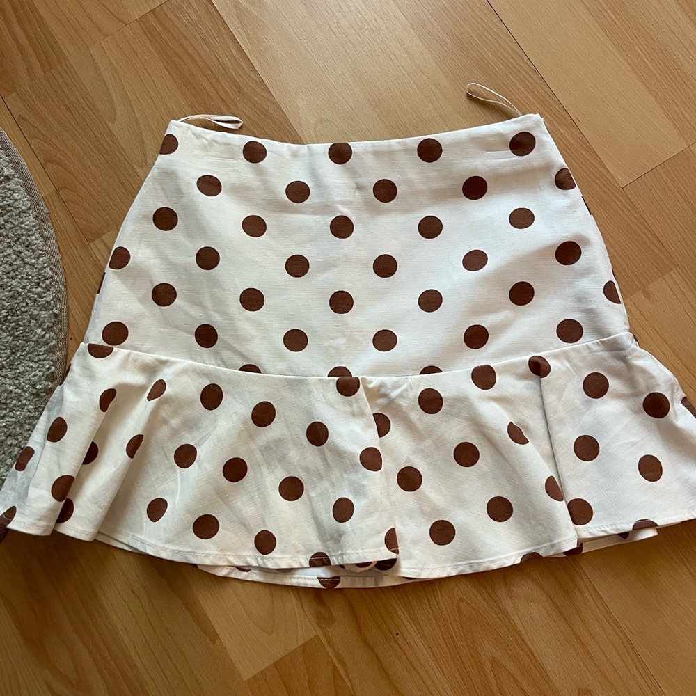 Polka Dot Mini Skirt